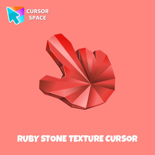Ruby Stone Texture cursor pointer cursor
